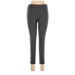 NWT Womens Petite Size 1X 1XP Talbots Gray Mini Herrigbone Stretch Legging Pants
